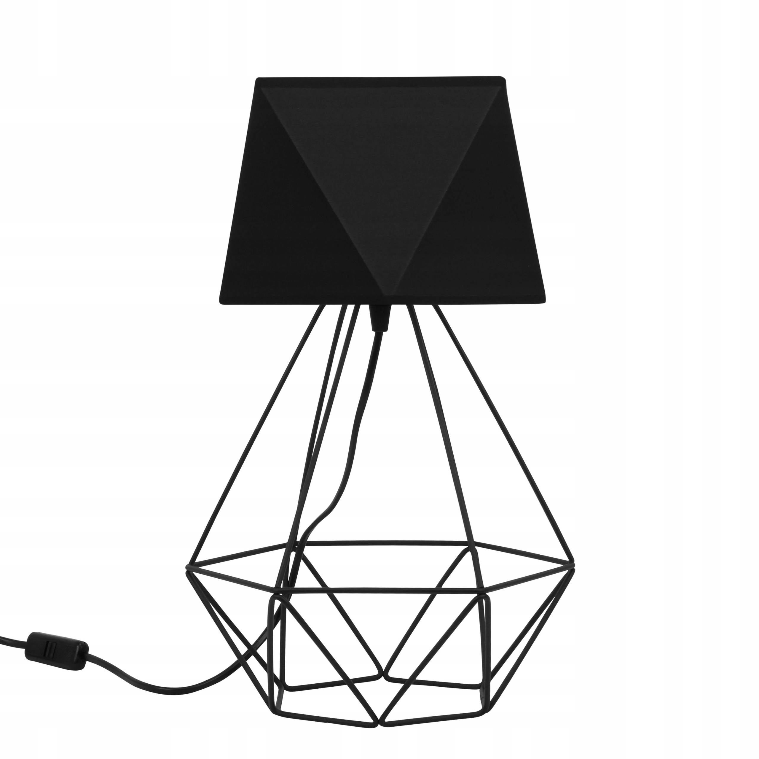 

Lampka Nocna Biurkowa Stołowa Abażur Diament Led