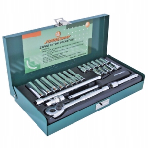 

Klucze nasadowe 1/4" calowe 23szt Jonnesway