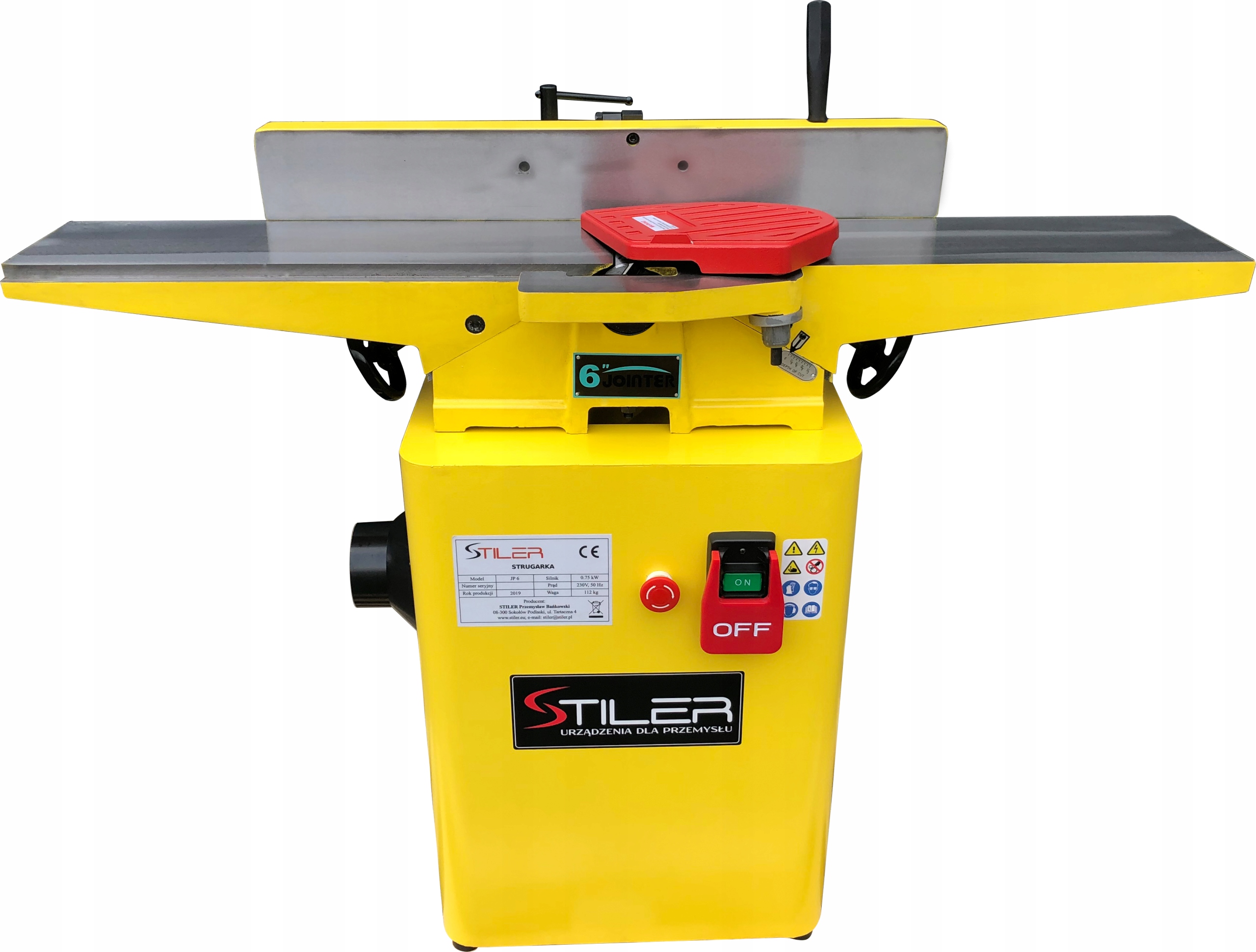 SILNÝ HOBĽOVACÍ HOBLÍK VYROVNÁVAČ HOBĽOVAČKA STILER 152 MM 3 X NÔŽ Značka Stiler