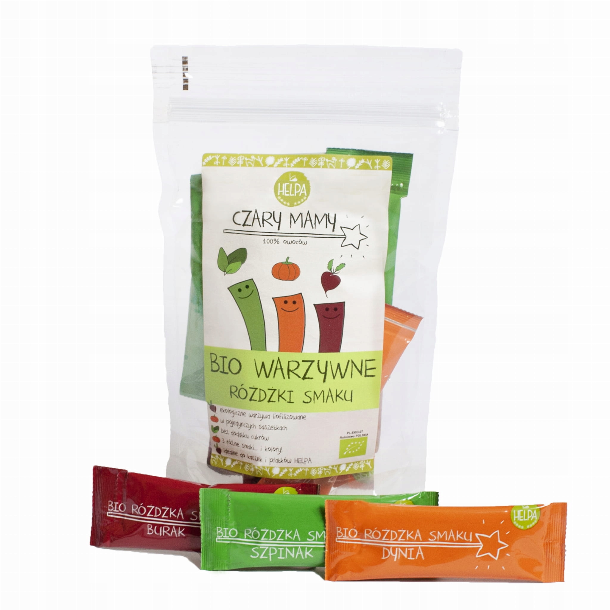 HELPA ЗАКЛИНАНИЯ У НАС BIO ОВОЩНЫЕ ПАЛОЧКИ АРОМАТИЗИРОВАННЫЕ 9 X 2