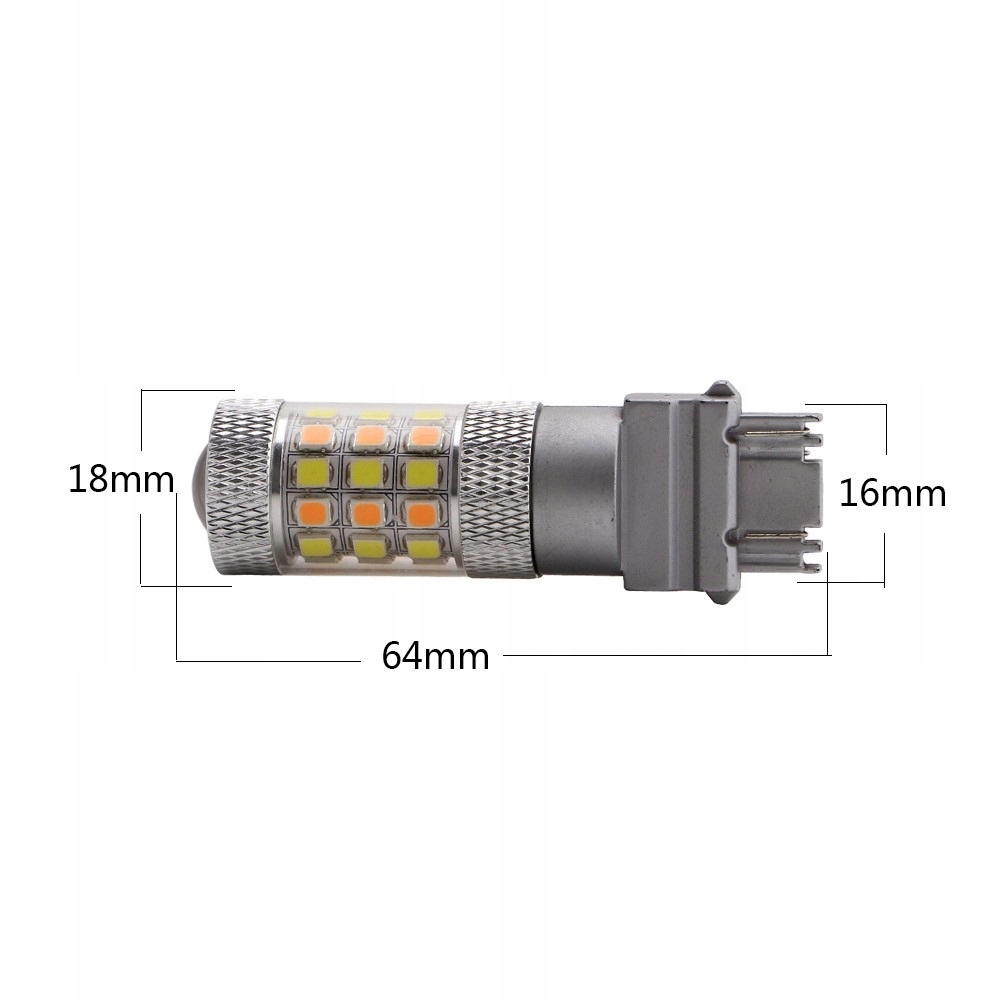 DUAL COLOR 42 LED 2835 P27/7W 3157 BIAŁY POMARAŃCZ Model LED
