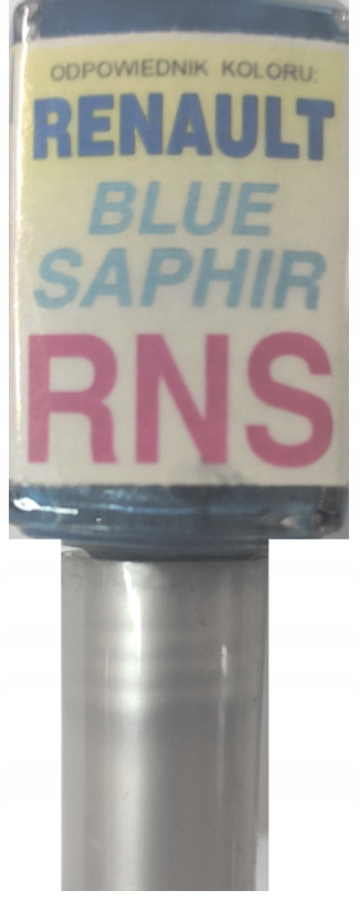 RENAULT RNS BLEU SAPHIR LAKIER SAMOCHODOWY ZAPRAWKA DO RYS 10 ML ARASYSTEM