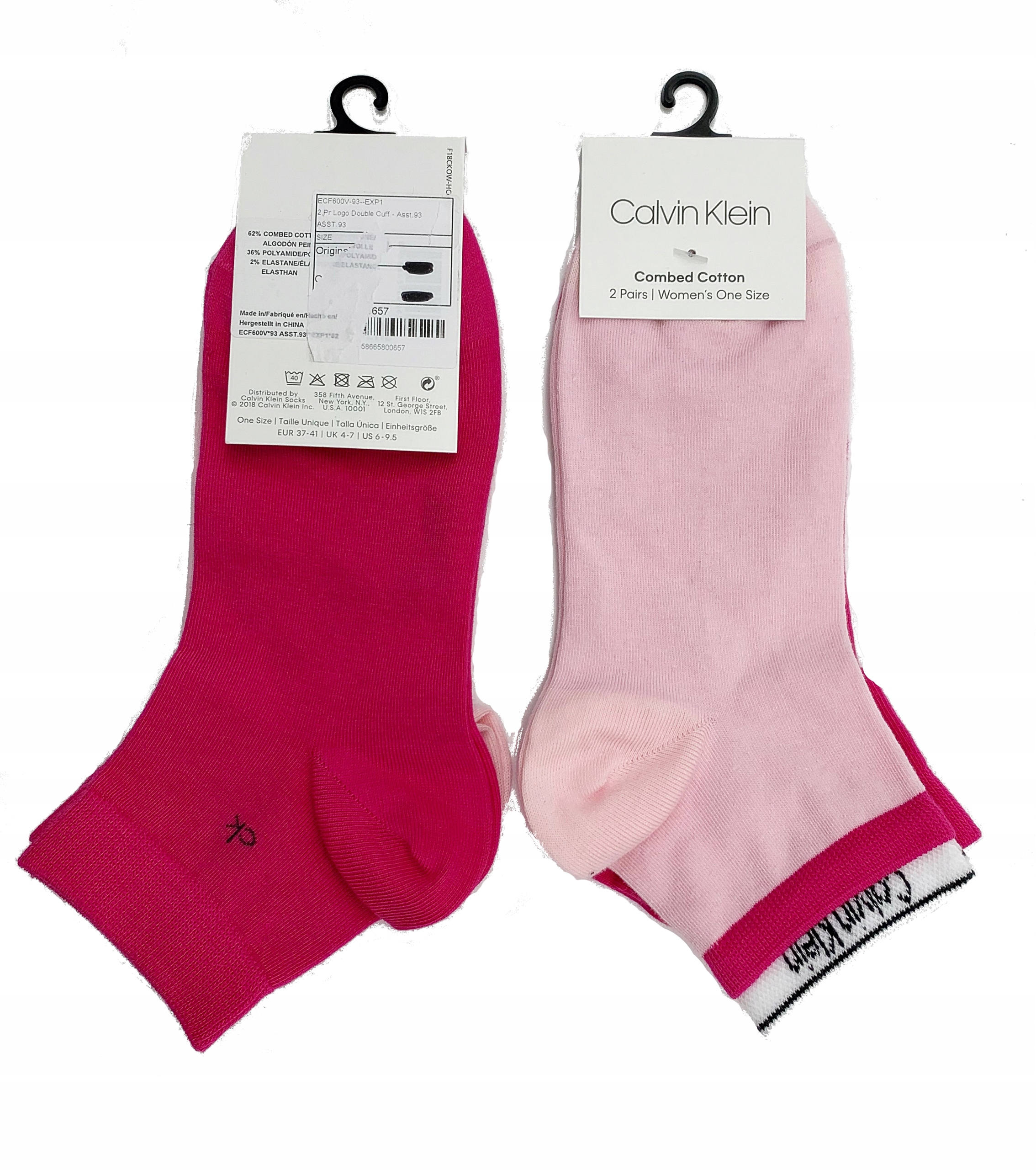 

Calvin Klein Stopki 2-PACK Skarpetki Prezent 37-41