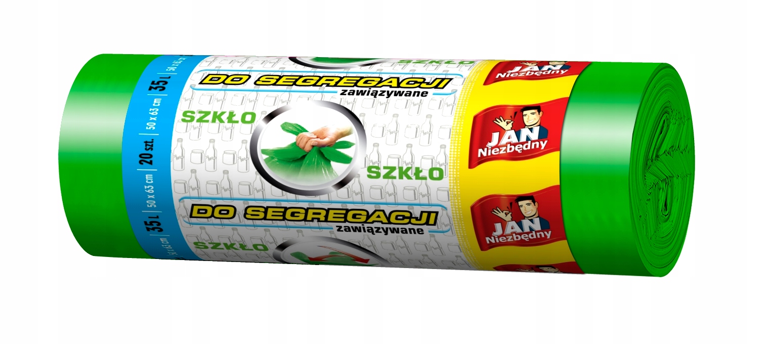 

Jan Niezbędny Worki do segregacji zielone 35l