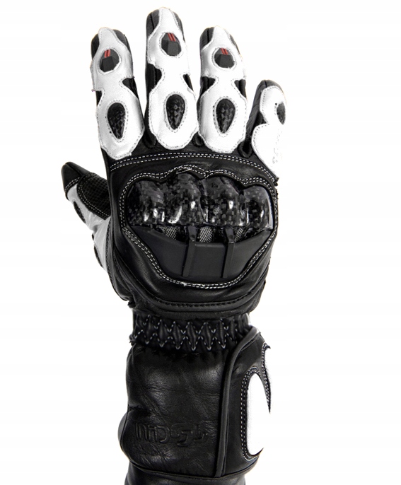 Tschul 230 Skóra Rękawice Sportowe Białe r. M