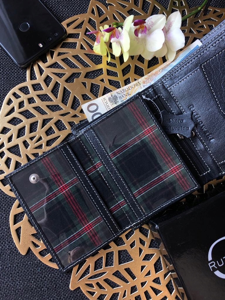 MĘSKI PORTFEL SKÓRZANY Z OCHRONĄ KART RFID Marka inna