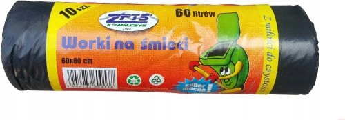 

Worki Na Śmieci 60 L 25 Szt Super Mocne Czarne