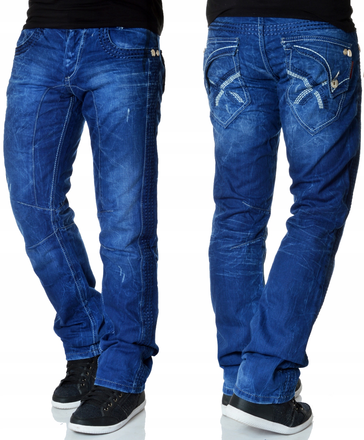 Pánské džíny Regular Cipo Baxx Lampas Podzim