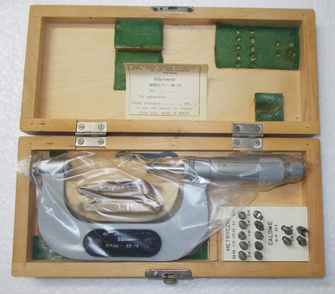 Мікрометр для різьблення MMGe / a 50-75 VIS