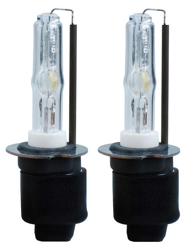 

2x Palnik H3 12000K Żarnik Xenon Metalowy Kołnierz
