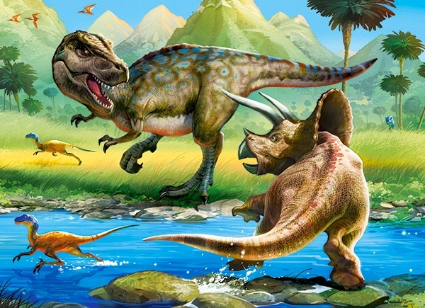

Puzzle Układanka Dinozaury 5+ 70 El. Castorland