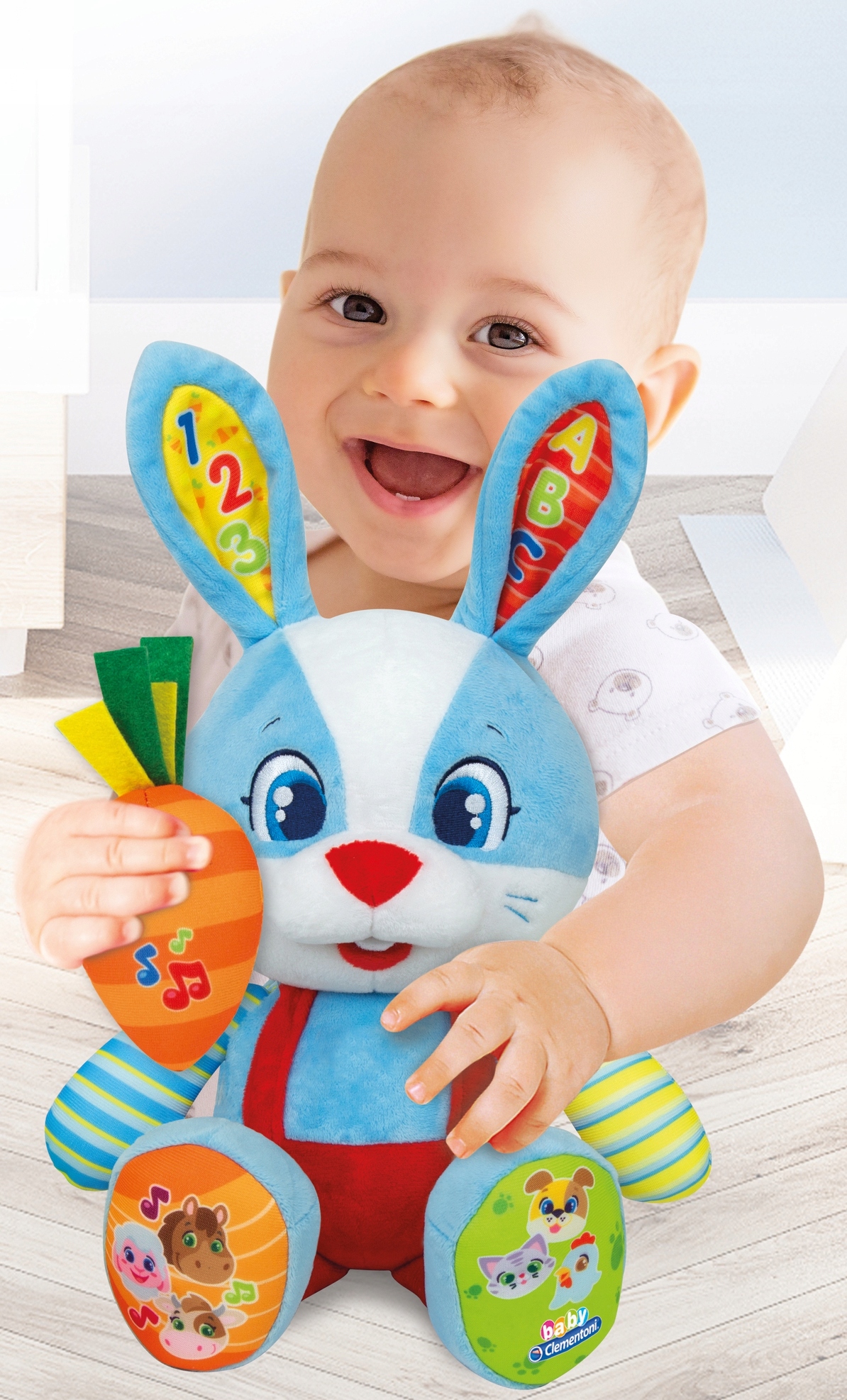 CLEMENTONI INTERAKTYWNY KRÓLICZEK LILLO MÓWI UCZY Marka Clementoni