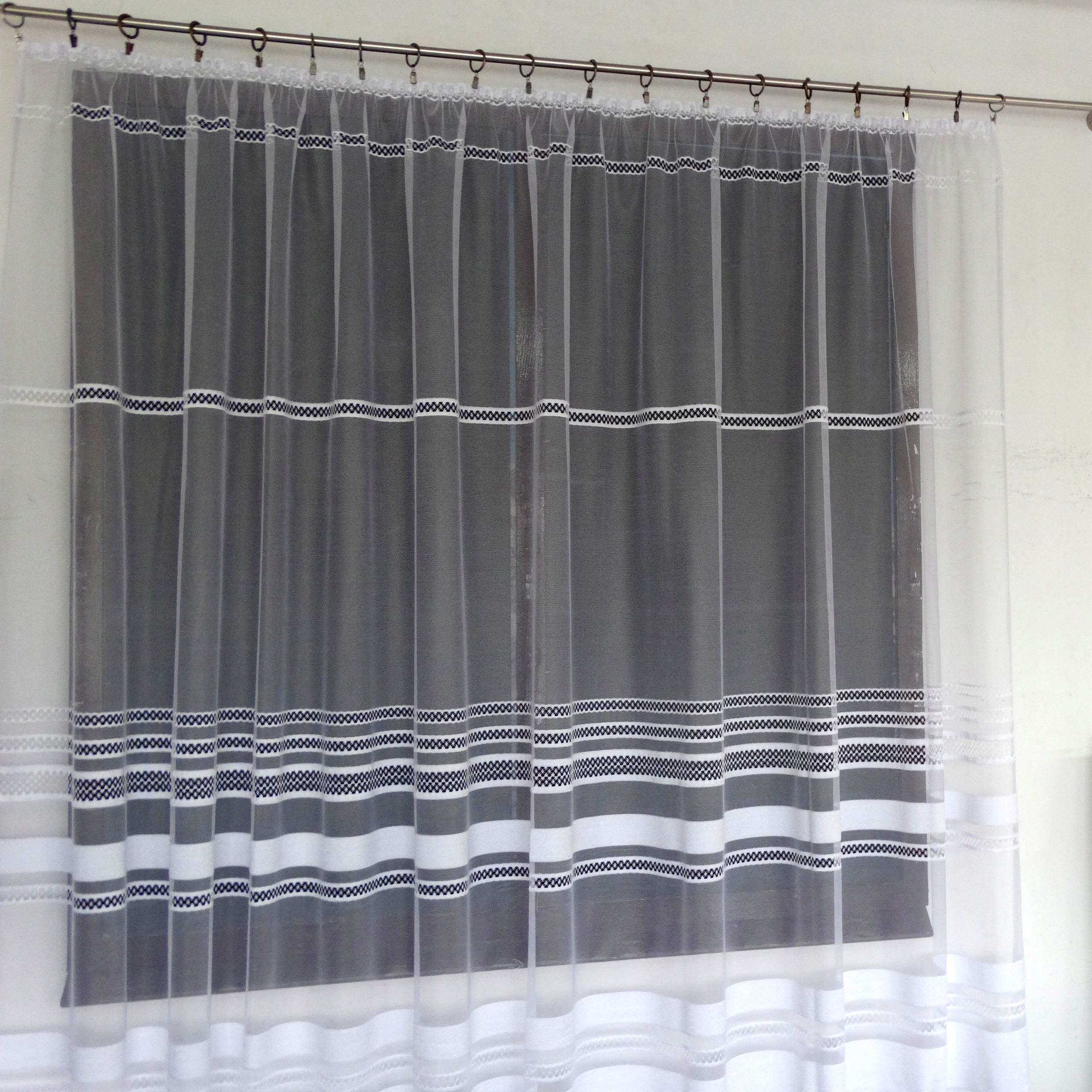 Mg Záclona žakár 614/14 400X180 hotová s páskou M