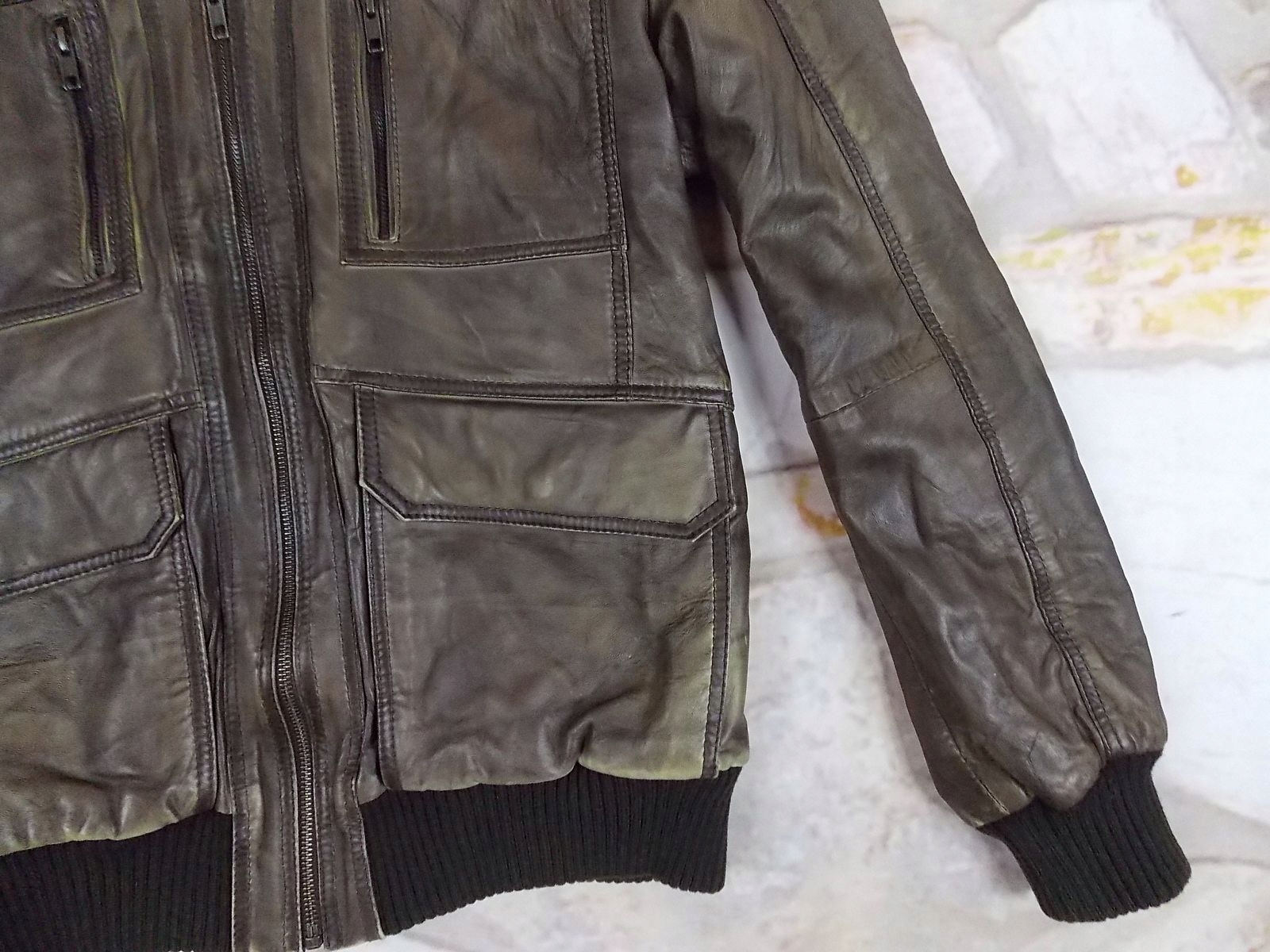 MAC DOUGLAS KURTKA PILOTKA BOMBER SKÓRZANA 48 Model 382z10201719101