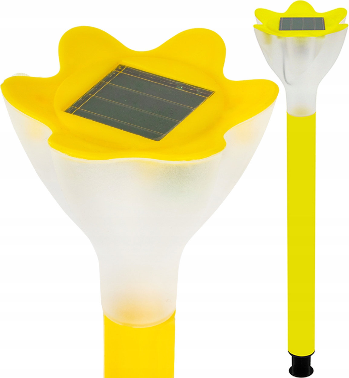 

Lampka Ogrodowa Solarna Led Flower Kwiat Żółta