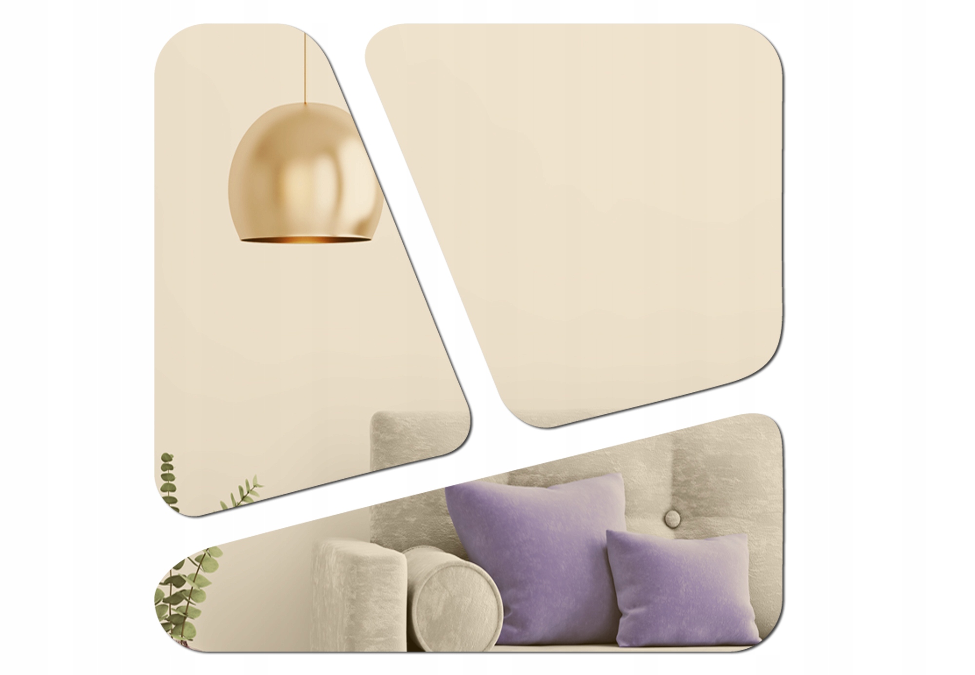 

Lustro akrylowe, nietłukące 70x70cm LZ-62