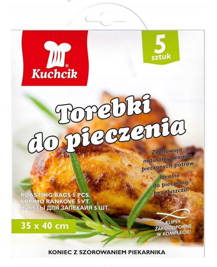 

Kuchcik 2412 Torebki Do Pieczenia 35X40 CM 5 Szt.