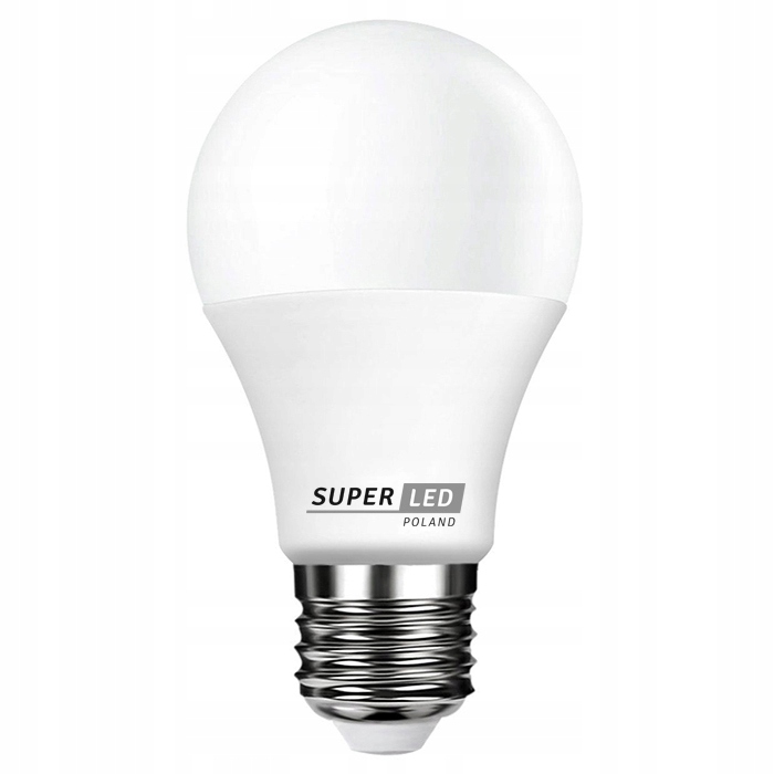 

Żarówka Led E27 800lm 10w=80w Zimna Superled