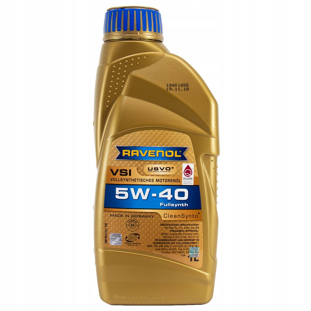 

Ravenol Vsi 5W40 CleanSynto Usvo 1L