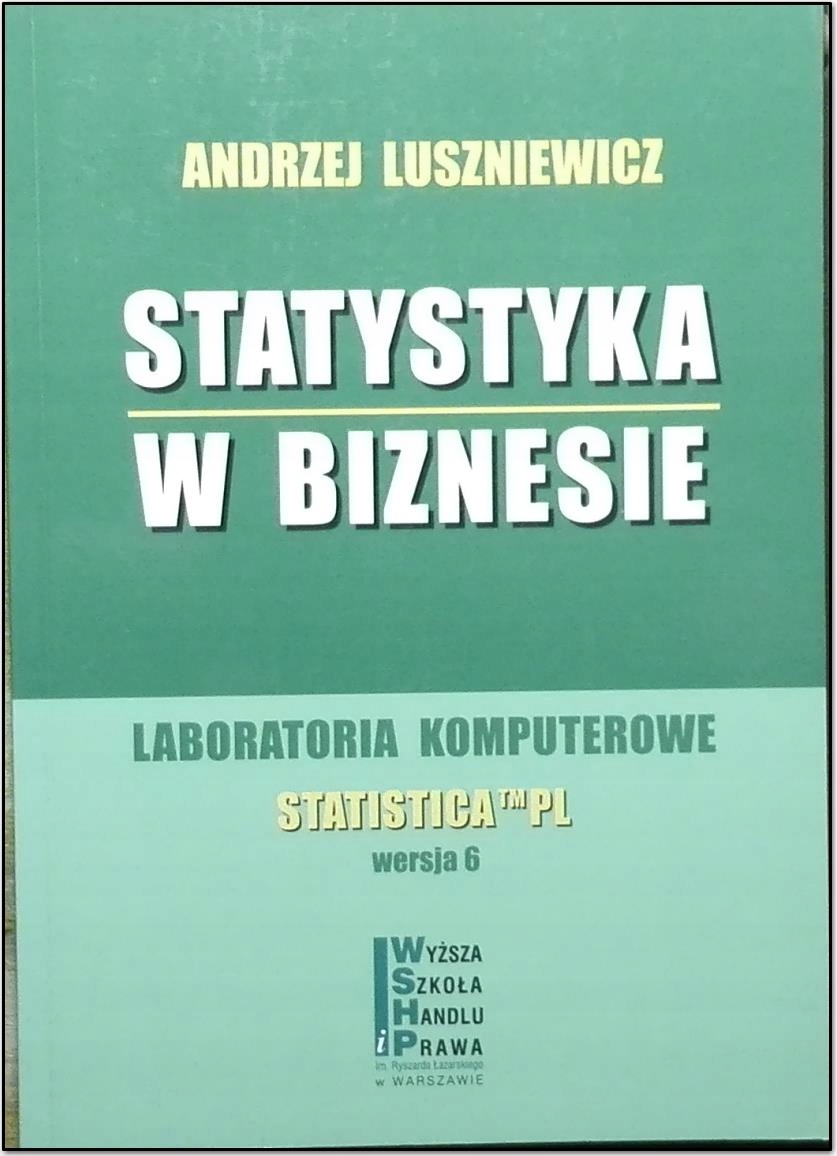 LUSZNIEWICZ STATYSTYKA W BIZNESIE