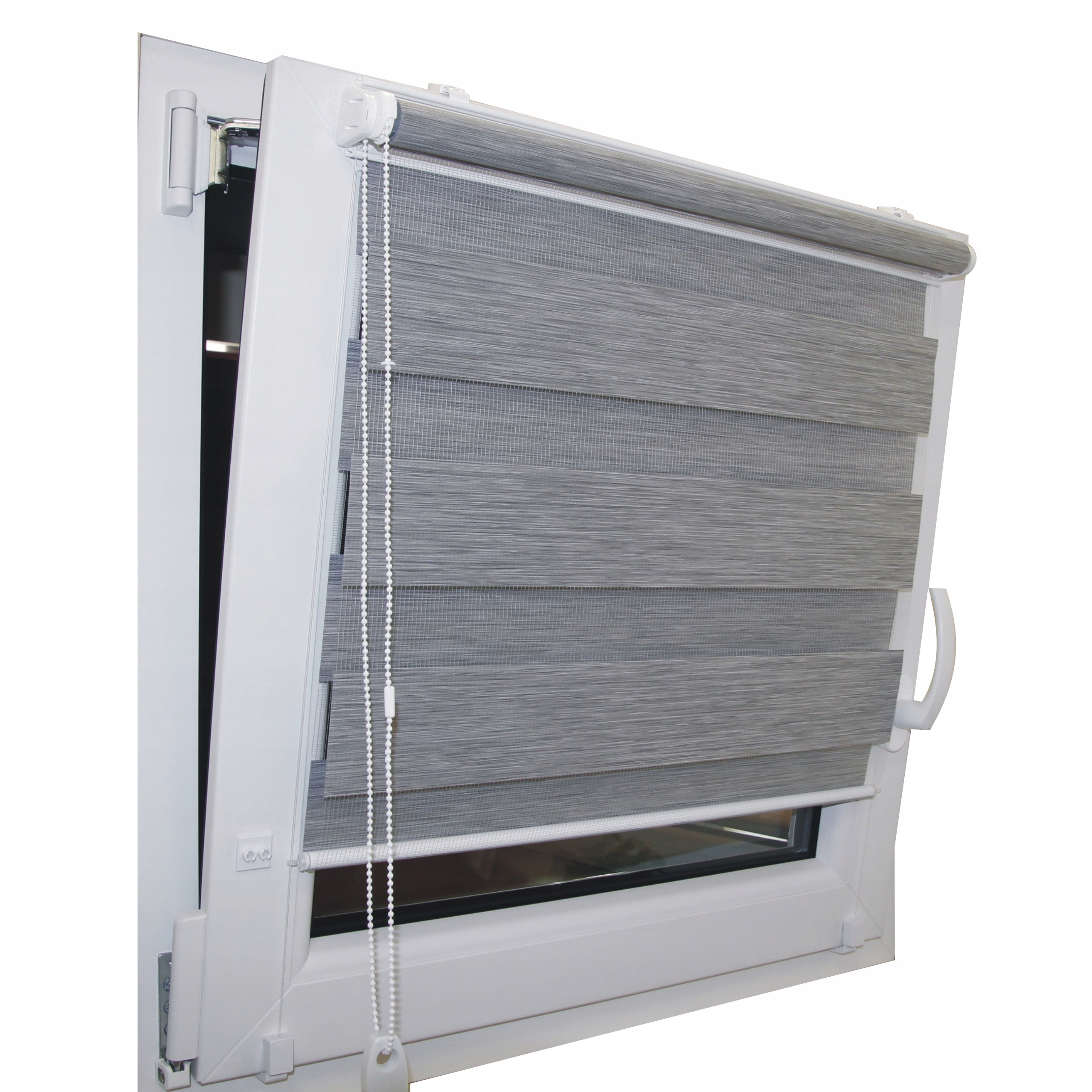 Roleta DZIEŃ NOC wolnowisząca ścienna do 96x130 Szerokość produktu 96 cm