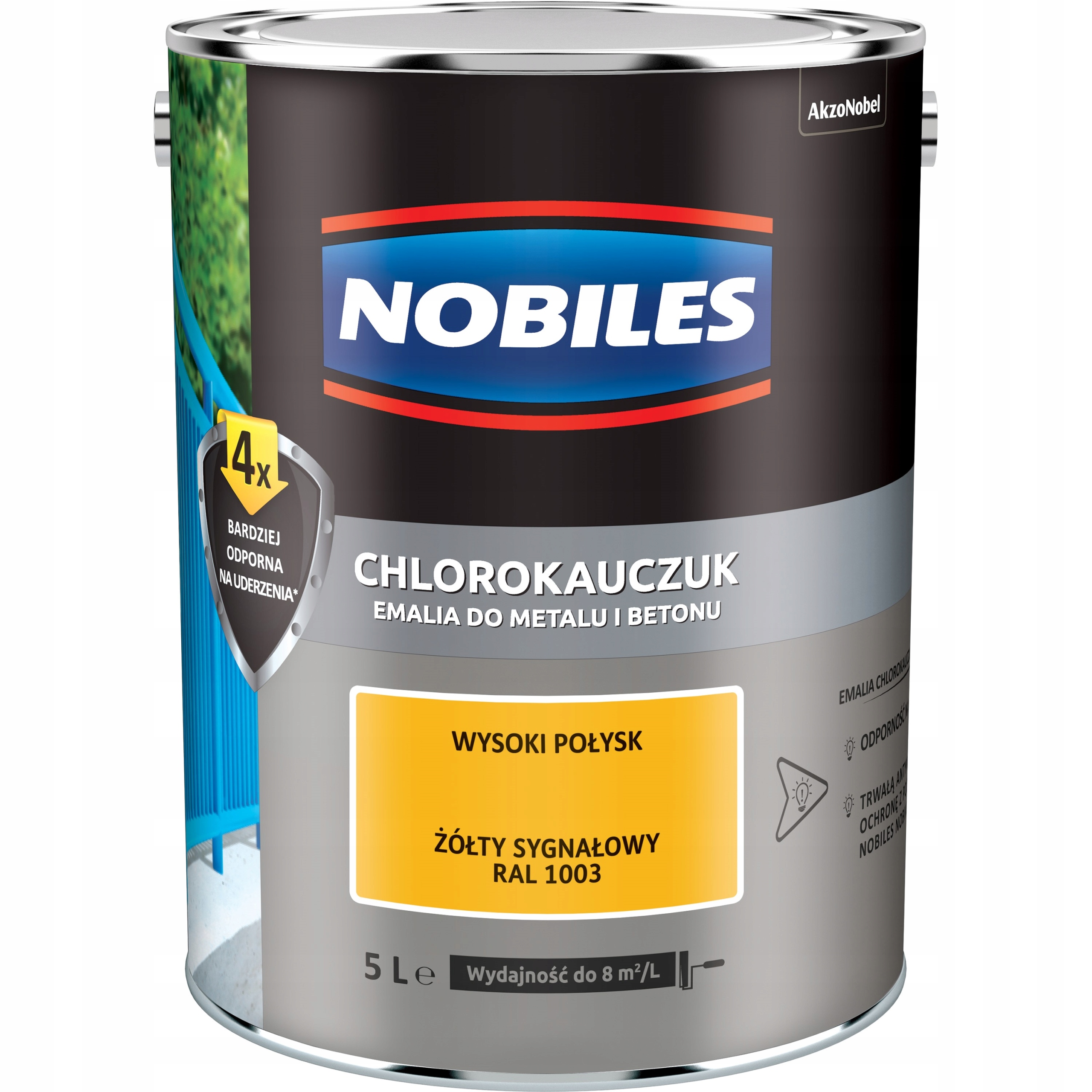 Chlorokaučuk 5L Žltý Signálový Nobiles