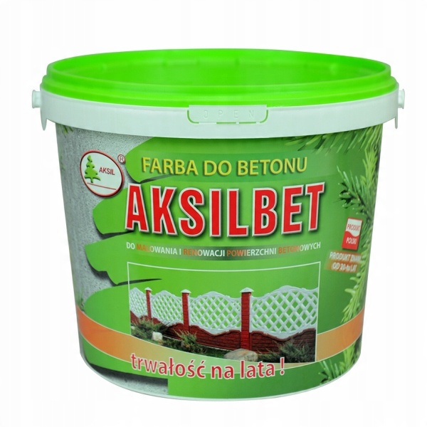 

Farba Aksilbet Do Betonu Posadzek Ogrodzeń 2,5L