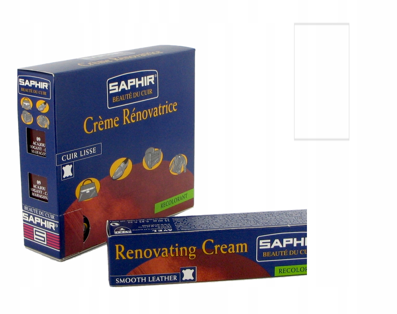 Saphir Renovating Cream Do Rys zadrapań Biały