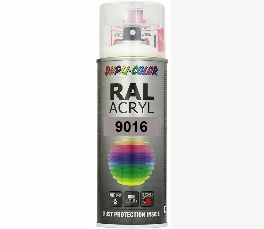 

Ral 9016 Połmat Motip Spray Farba Akryl Spray