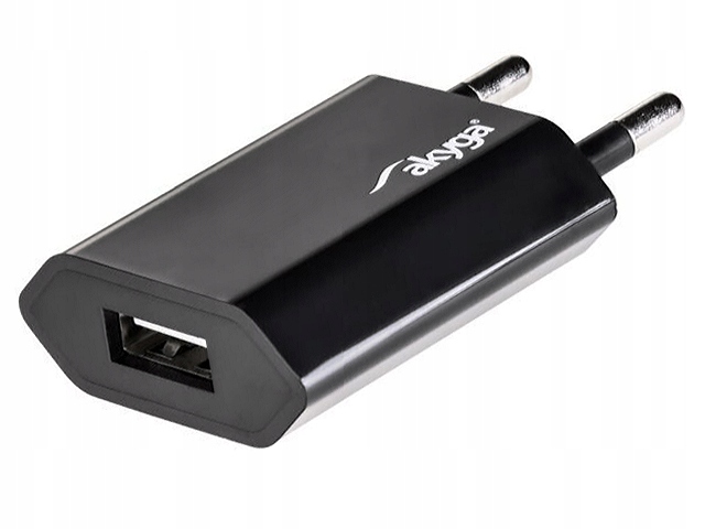 

Zasilacz ładowarka sieciowa Usb 5V/1A Akyga