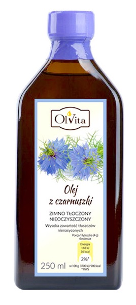 

Olvita Czarnuszka Olej z czarnuszki siewnej 250ml