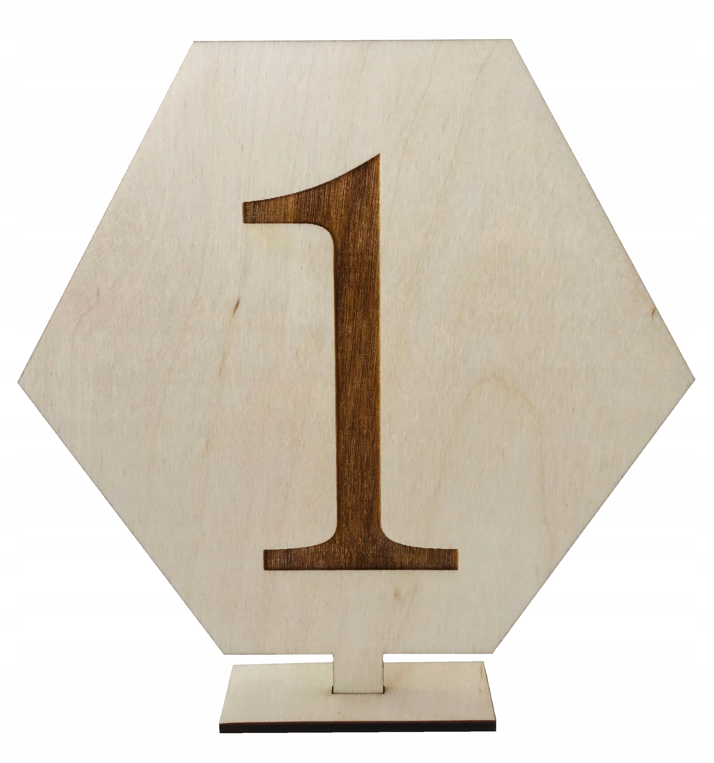 Numery na stoły numerki stolik 15cm drewno cyfry