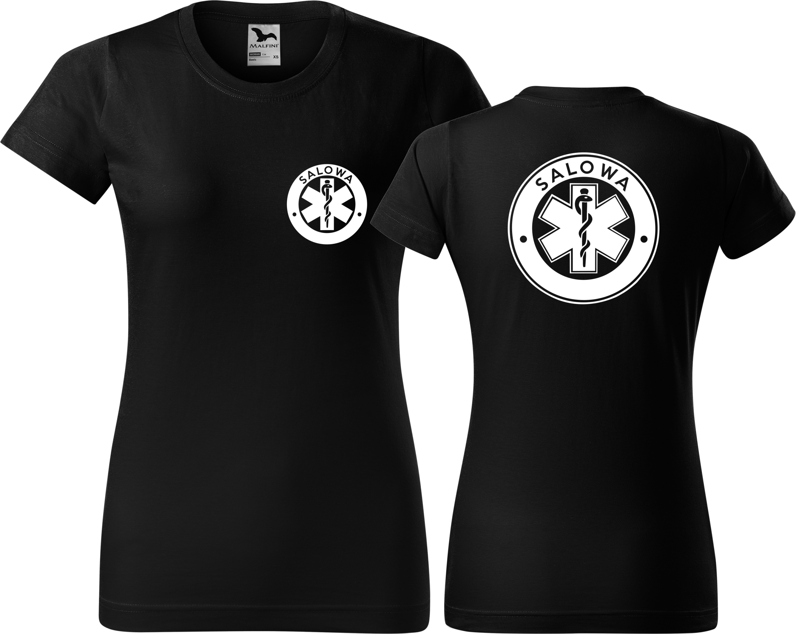

Koszulka medyczna damska t-shirt nadruk Salowa XL