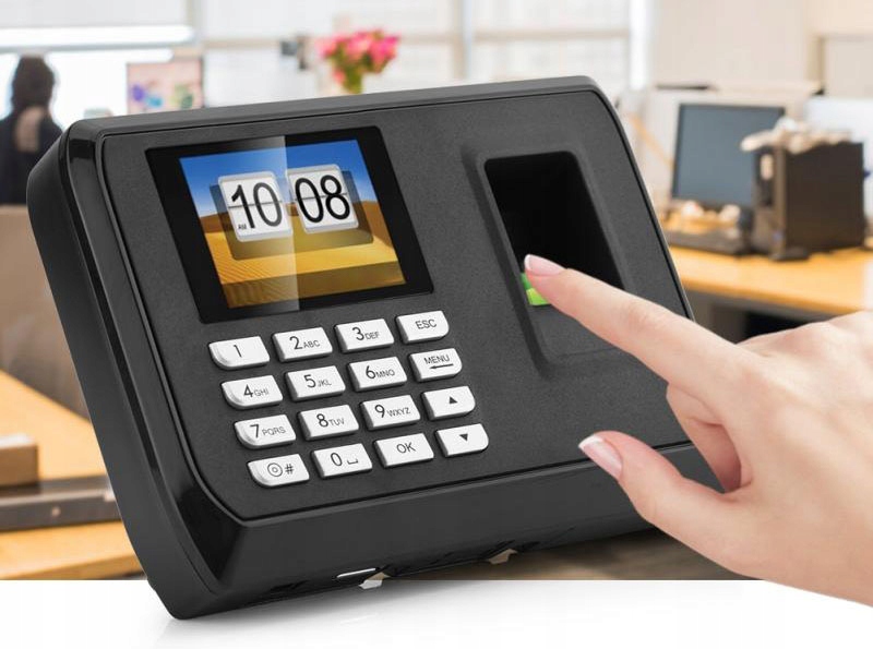 Rejestrator czasu pracy z czytnikiem palca TCP/IP Rodzaj rejestrator czasu pracy