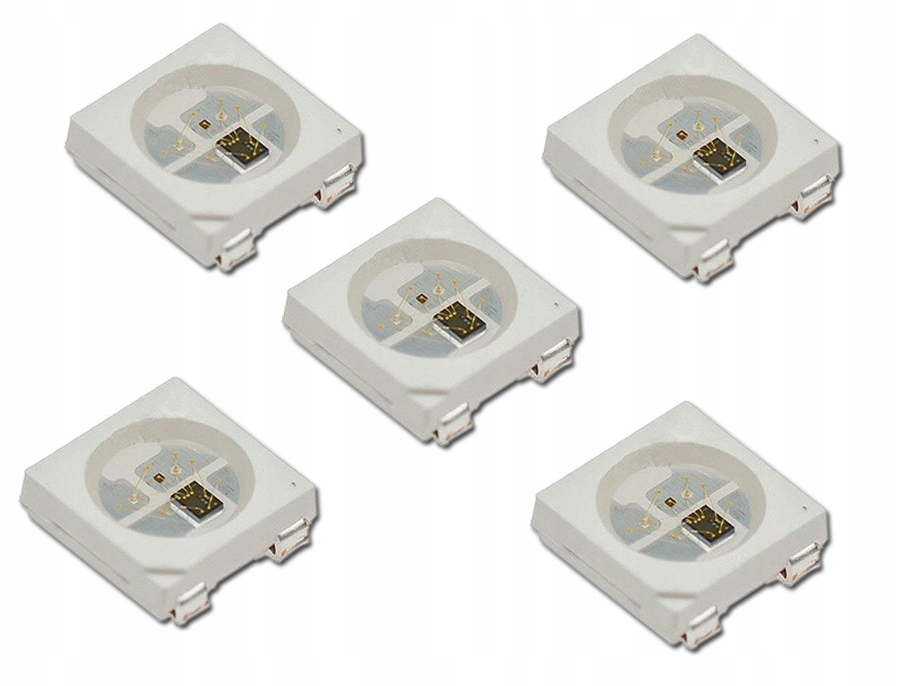 

Dioda Led WS2812B Rgb cyfrowa Smd 5050 5szt