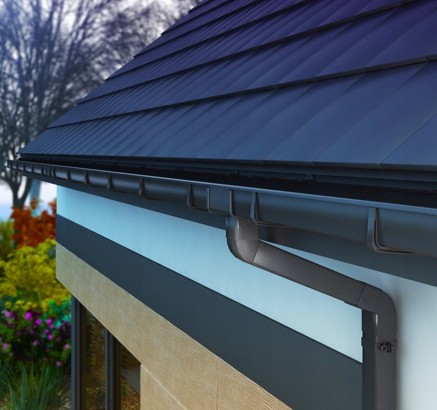 RURA KWADRAT PVC 2 GALECO 80x70 GRAFIT i CZARNY Kod producenta SQ080-RU400-G