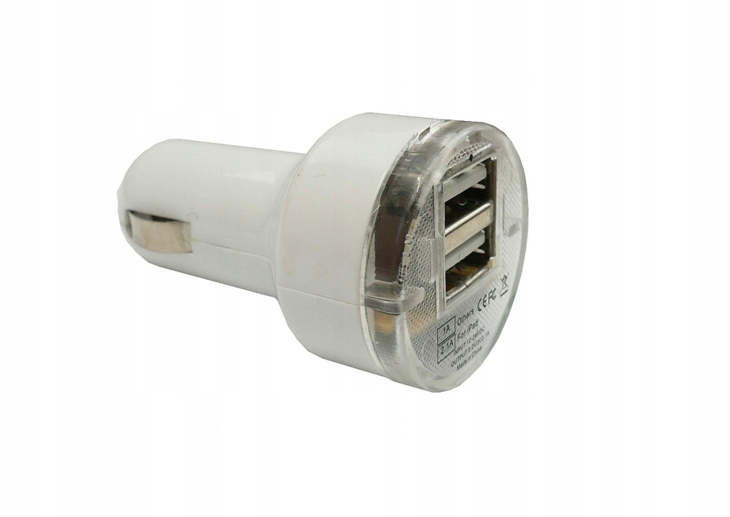 

Uniwersalna Ładowarka Samochodowa 2X Usb 12-24V