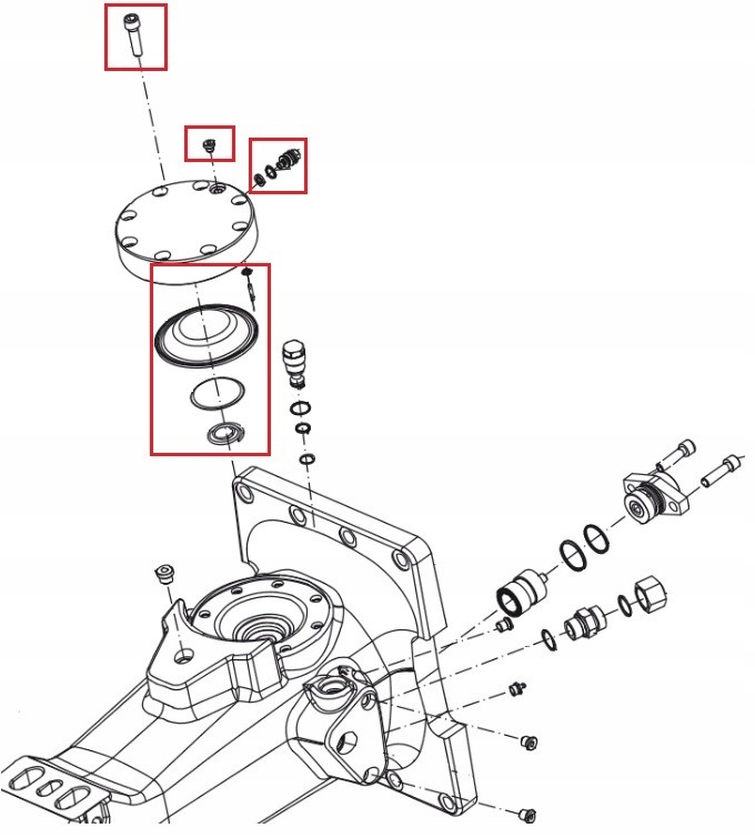 Epiroc Zestaw naprawczy akumulatora SB 302 Part number sb 302