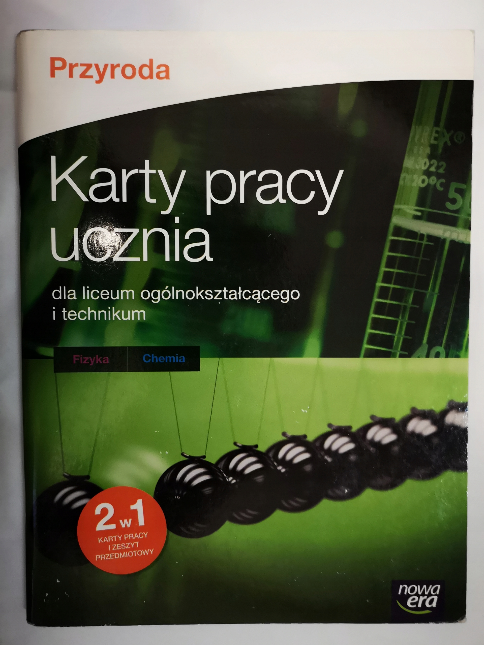 PRZYRODA KARTY PRACY FIZYKA CHEMIA - NOWA ERA