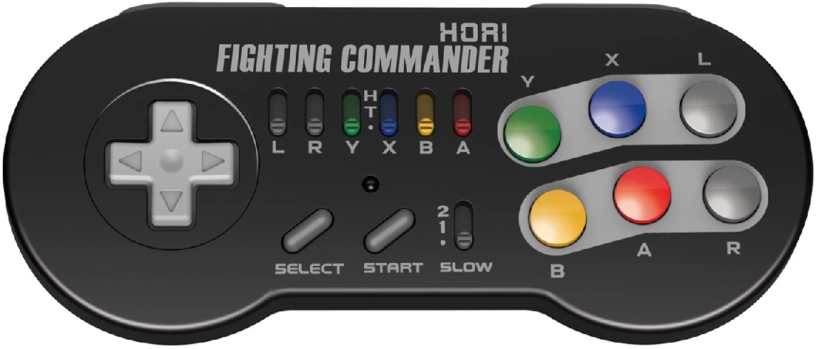 HORI FIGHTING COMMANDER Pad do Nintendo SNES Stan opakowania oryginalne