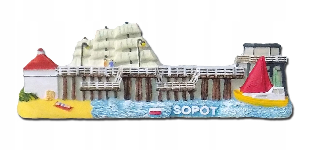 SOPOT - Molo - magnes Arte-Fakt