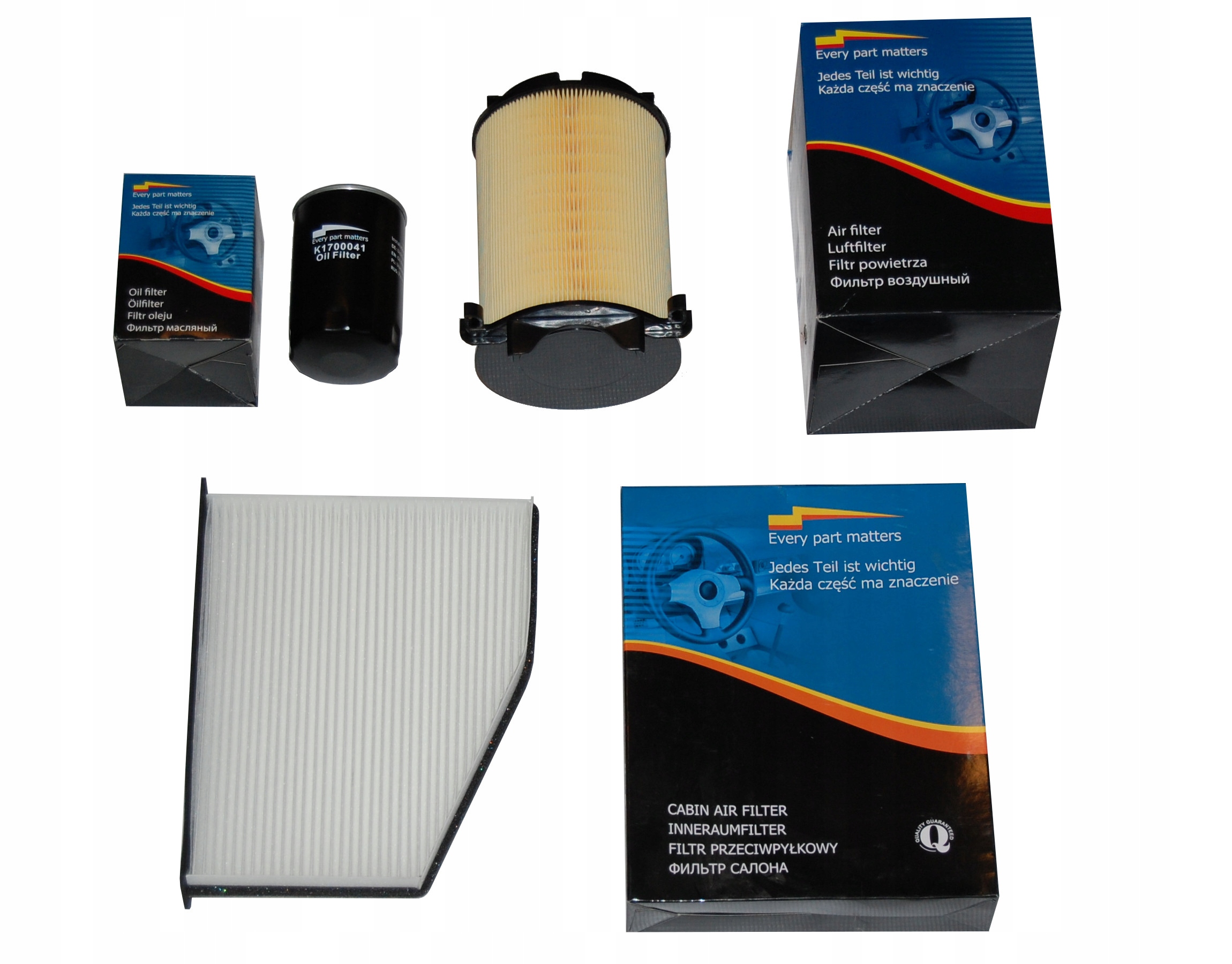 Zestaw filtrów VW Golf 5 6 / V VI Plus 1.6 102KM