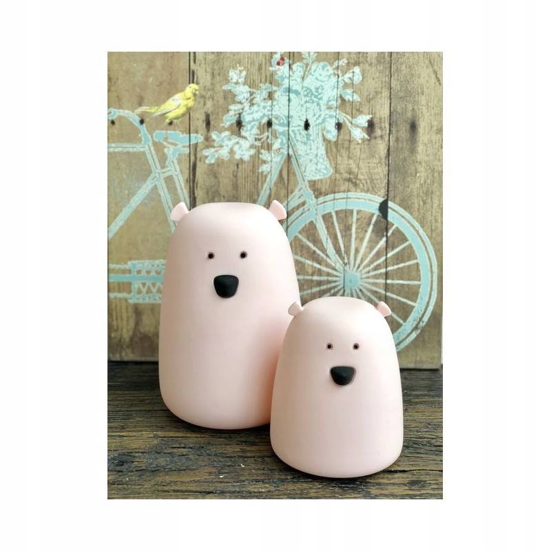 Lampka SILIKONOWA MIŚ mały Rabbit&Friends Róż Kod producenta 52-0005