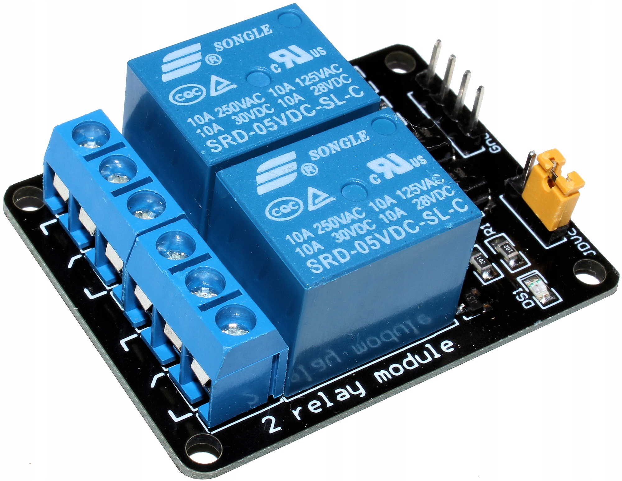 

Przekaźnik 2-KANAŁOWY Moduł 5V Avr Arduino Arm 10A