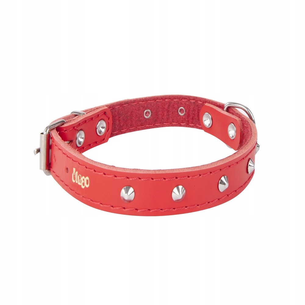 

Dingo Obroża Dla Psa Skóra Ozd. 1,2x36 CM Czerwony