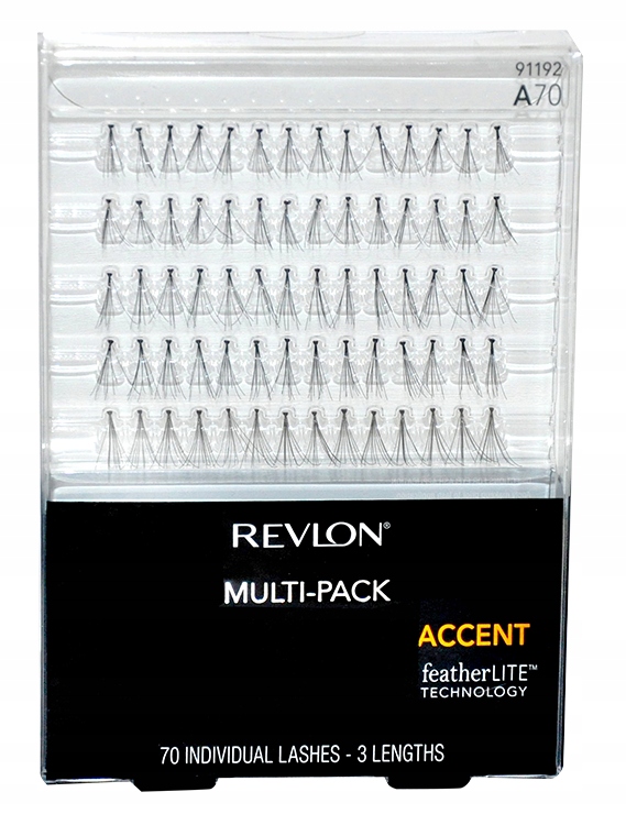 KĘPKI RZĘS 70szt SZTUCZNE RZĘSY 3 ROZMIARY REVLON Marka Revlon