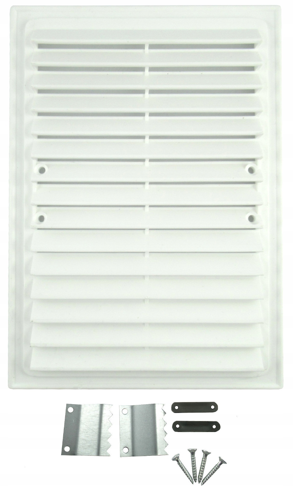 KRATKA WENTYLACYJNA 14 X 21 CM SKOŚNA BIAŁA 10SZT Kod producenta kw1421biam