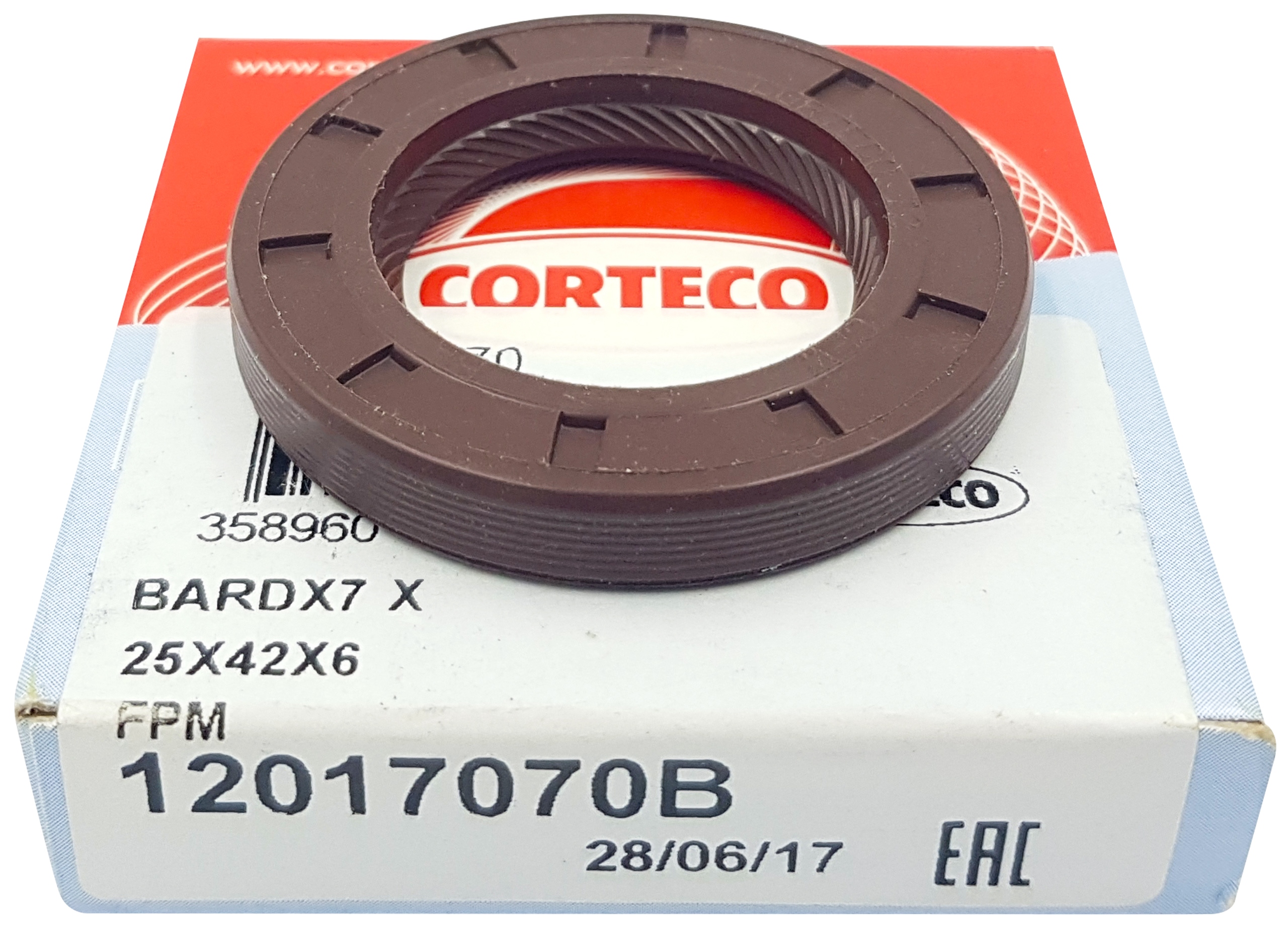 

Uszczelniacz Simering 25X42X6 Corteco 12017070B