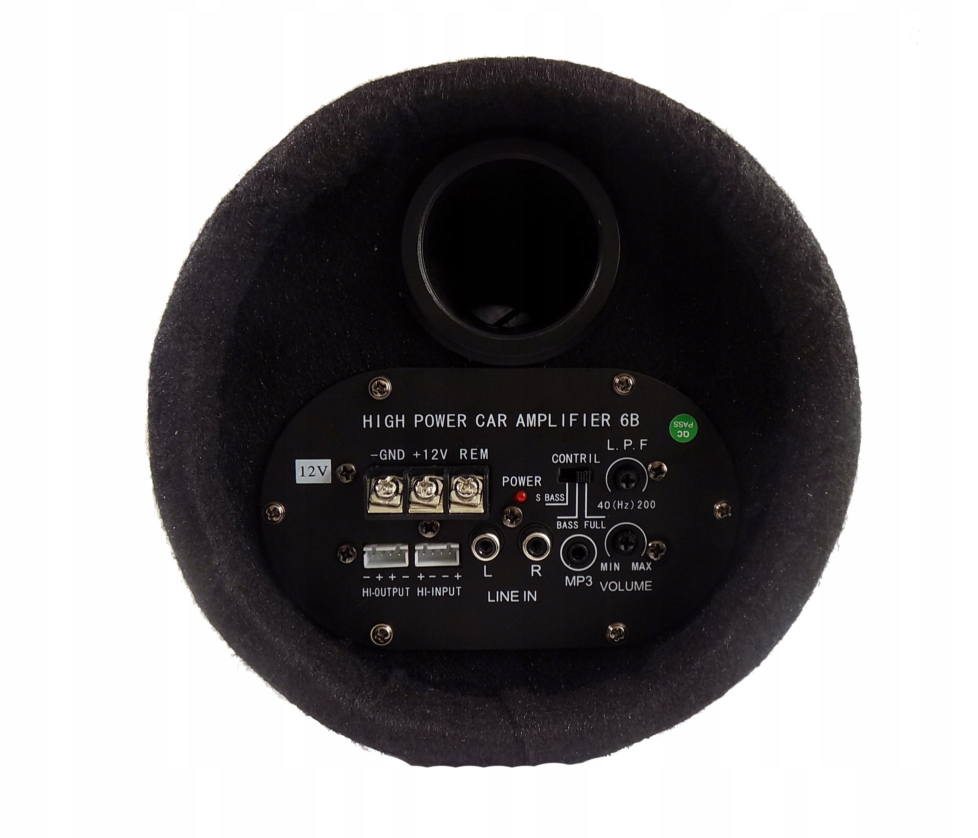 SUBWOOFER TUBA BASOWA WZMACNIACZ KABLE GRATIS Manufacturer Inny