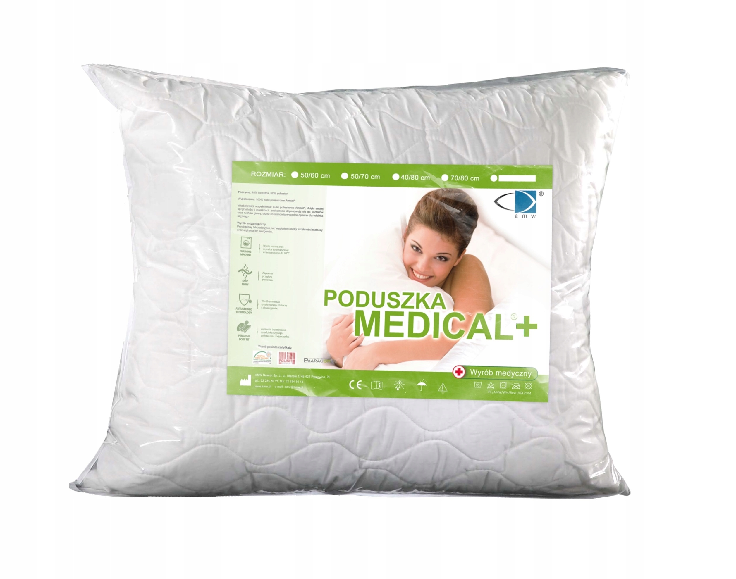 

Jasiek Poduszka Antyalergiczna Medical+ 40x40 Pol